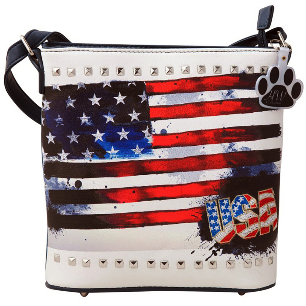 USA Flag Purse Stars Stripes Conceal Carry Purse